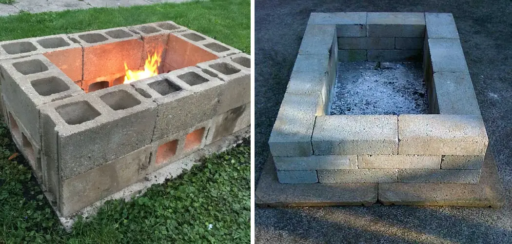 How to Build a Fire Pit With Cinder Blocks