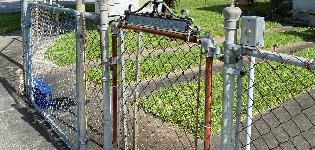 How to Add a Gate to A Chain Link Fence