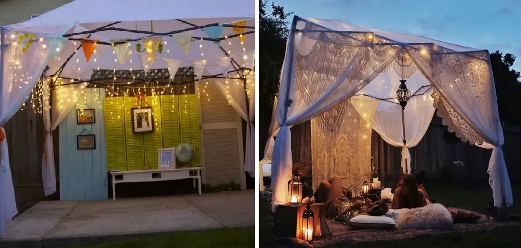 How to Decorate a Pop up Gazebo