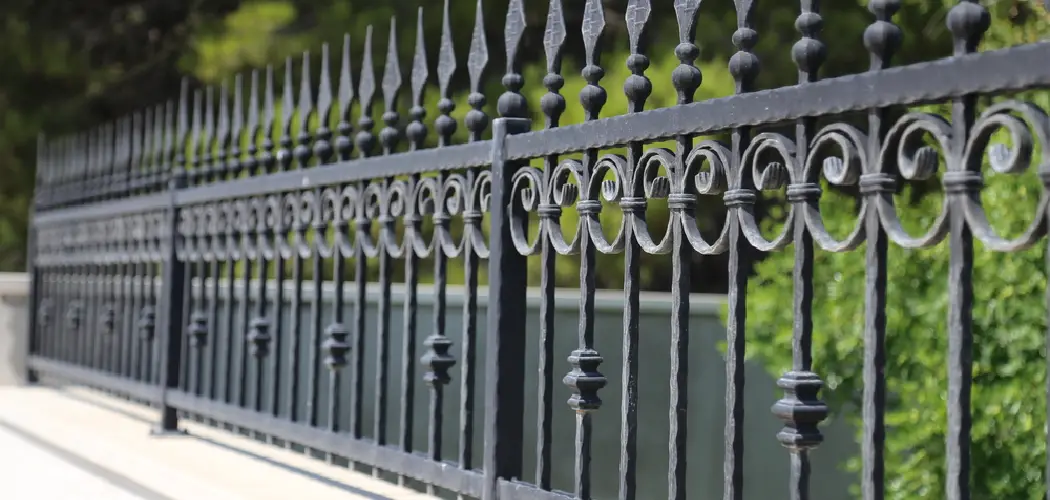 How to Install Wrought Iron Fence in Concrete