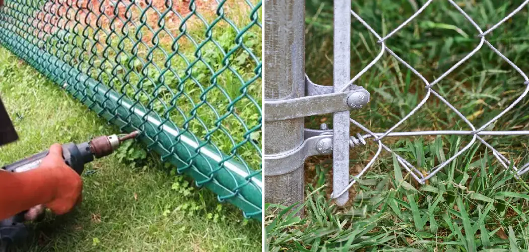 How to Secure a Chain Link Fence to The Ground