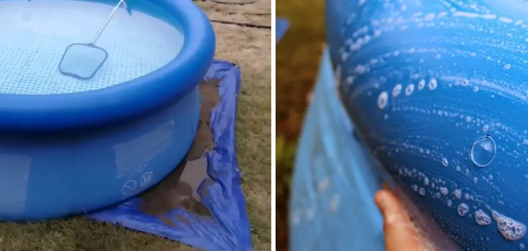 How to Find a Leak in an Inflatable Pool