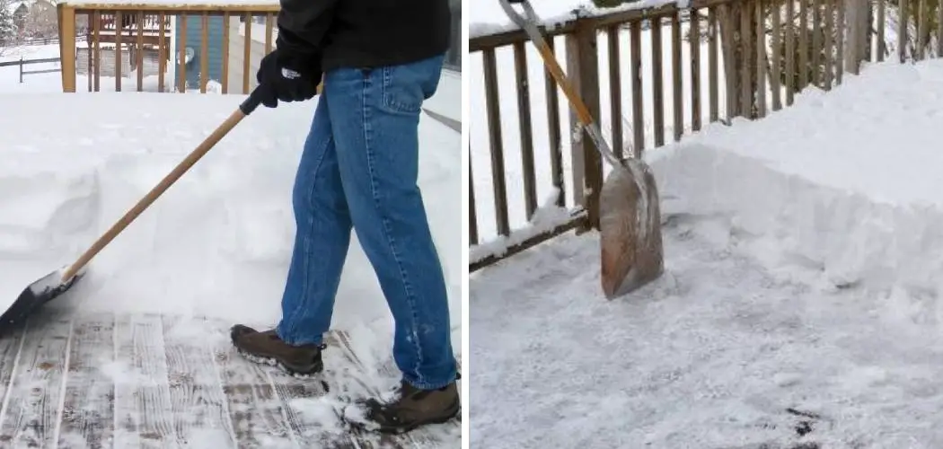 How to Remove Ice From Wood Deck