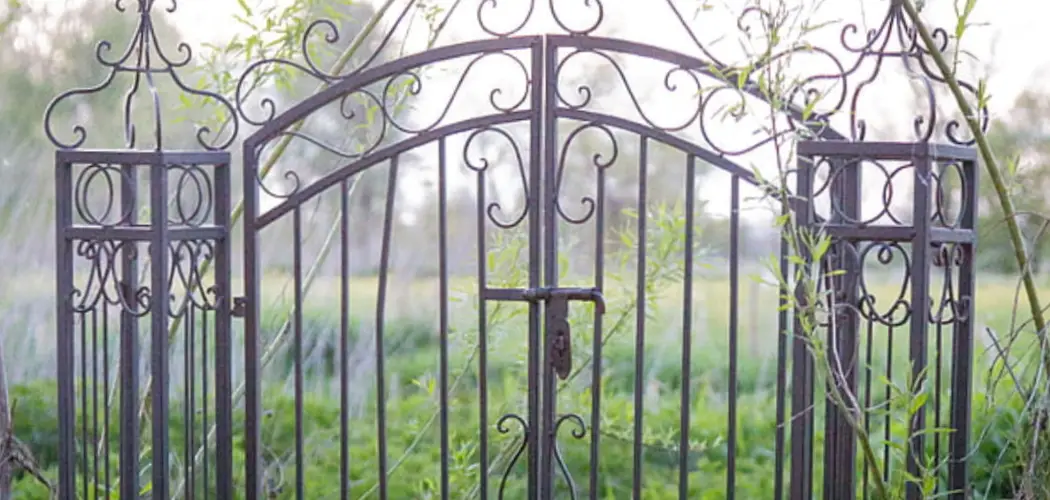 How to Make a Fence Gate With Metal Posts